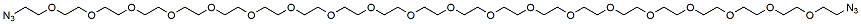 Molecular structure of the compound: Azido-PEG20-azide