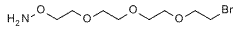 Molecular structure of the compound: Aminooxy-PEG3-bromide HCl salt