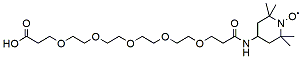 Molecular structure of the compound: Acid-PEG5-TEMPO