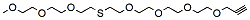 Molecular structure of the compound: m-PEG3-S-PEG4-propargyl