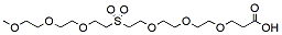 Molecular structure of the compound: m-PEG3-Sulfone-PEG3-acid