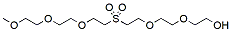 Molecular structure of the compound: m-PEG3-Sulfone-PEG2-OH