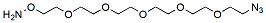 Molecular structure of the compound: Aminooxy-PEG5-azide