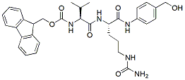 Molecular structure of the compound: Fmoc-Val-Cit-PAB-OH