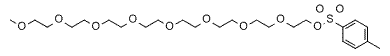 Molecular structure of the compound: m-PEG9-Tos