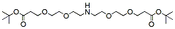 Molecular structure of the compound: NH-bis(PEG2-t-butyl ester)