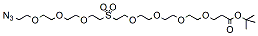 Molecular structure of the compound: Azido-PEG3-Sulfone-PEG4-t-butyl ester