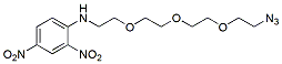 Molecular structure of the compound: DNP-PEG3-azide
