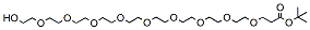 Molecular structure of the compound: Hydroxy-PEG9-t-butyl ester