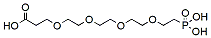 Molecular structure of the compound: Carboxy-PEG4-phosphonic acid