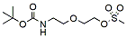 Molecular structure of the compound: t-Boc-N-Amido-PEG2-Ms