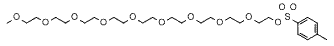Molecular structure of the compound: m-PEG10-Tos