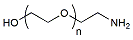 Molecular structure of the compound: HO-PEG-amine, MW 5,000