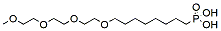 Molecular structure of the compound: m-PEG4-(CH2)8-phosphonic acid