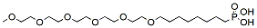 Molecular structure of the compound: m-PEG6-(CH2)8-phosphonic acid