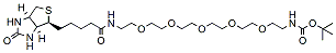 Molecular structure of the compound: Biotin-PEG5-NH-Boc