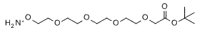 Molecular structure of the compound: Aminooxy-PEG4-CH2CO2tBu