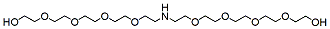 Molecular structure of the compound: NH-bis(PEG4-OH)