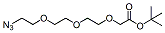 Molecular structure of the compound: Azido-PEG3-CH2CO2-t-Bu