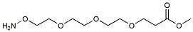 Molecular structure of the compound: Aminooxy-PEG3-methyl ester