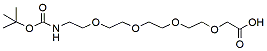 Molecular structure of the compound: t-Boc-N-amido-PEG4-CH2CO2H