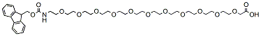 Molecular structure of the compound: Fmoc-NH-PEG11-CH2COOH