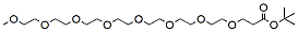 Molecular structure of the compound: m-PEG8-t-butyl ester