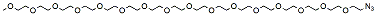Molecular structure of the compound: m-PEG16-azide