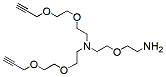 Molecular structure of the compound: N-(Amino-PEG1)-N-bis(PEG2-propargyl)
