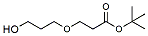 Molecular structure of the compound: t-Butyl 3-(hydroxypropoxyl)-propanoate