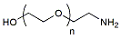 Molecular structure of the compound: HO-PEG-amine, MW 2,000