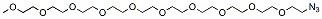 Molecular structure of the compound: m-PEG10-azide