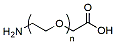 Molecular structure of the compound: Amine-PEG-CH2COOH, MW 5,000