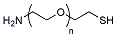 Molecular structure of the compound: Amine-PEG-thiol, MW 2,000