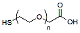 Molecular structure of the compound: Thiol-PEG-CH2COOH, MW 2,000