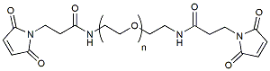 Molecular structure of the compound: Mal-PEG-Mal, MW 5,000