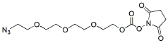 Molecular structure of the compound: Azido-PEG3-succinimidyl carbonate