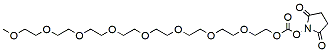 Molecular structure of the compound: m-PEG8-succinimidyl carbonate