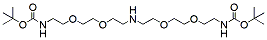 Molecular structure of the compound: NH-bis(PEG2-Boc)
