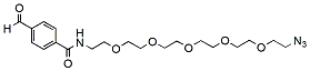 Molecular structure of the compound: Ald-Ph-PEG5-azide