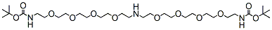 Molecular structure of the compound: NH-bis(PEG4-Boc)