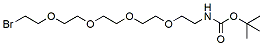 Molecular structure of the compound: N-Boc-PEG4-bromide