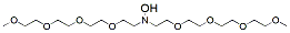 Molecular structure of the compound: Bis(m-PEG4)-N-OH