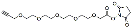 Molecular structure of the compound: Propargyl-PEG5-CH2CO2-NHS