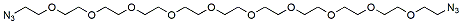 Molecular structure of the compound: Azido-PEG10-azide