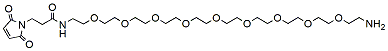 Molecular structure of the compound: Mal-amido-PEG9-amine TFA salt