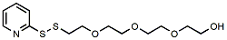 Molecular structure of the compound: (2-pyridyldithio)-PEG4-alcohol