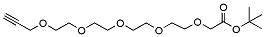 Molecular structure of the compound: Propargyl-PEG5-CH2CO2tBu