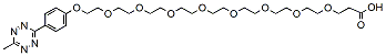 Molecular structure of the compound: Methyltetrazine-PEG8-acid