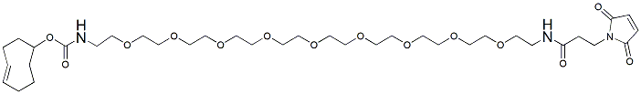 Molecular structure of the compound: TCO-PEG9-maleimide